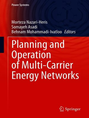 cover image of Planning and Operation of Multi-Carrier Energy Networks